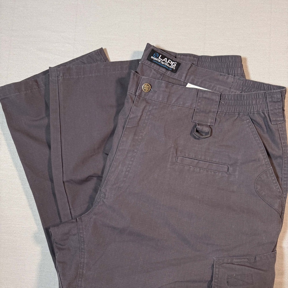 LA Police Gear Operator Tactical Cargo Pants Charcoal Gray 44x30 1st Responder